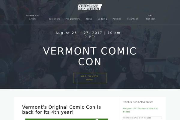 vtcomiccon.com site used Vtcc