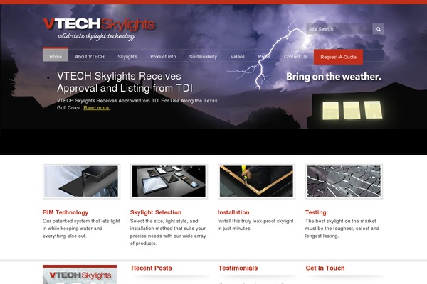 vtechskylights.com site used Vtech