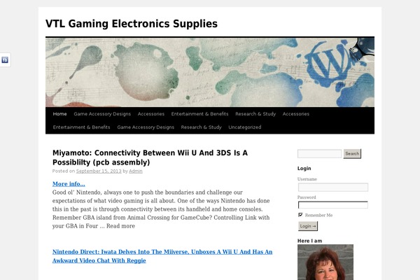 WordPress website example screenshot