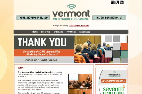 vtwebmarketingsummit.com site used Vermont