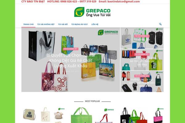 Newspaper theme site design template sample