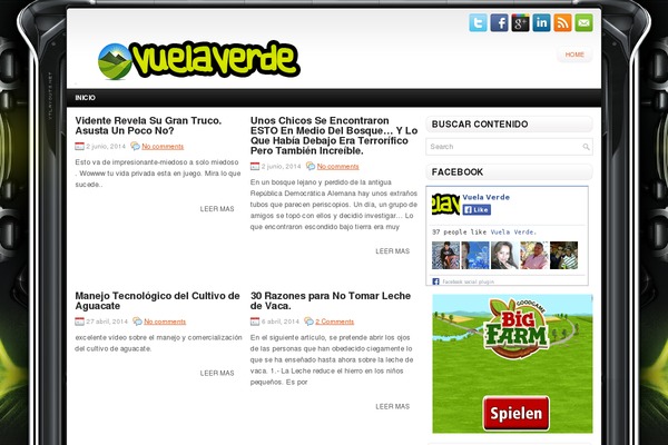 BeeGee theme websites examples