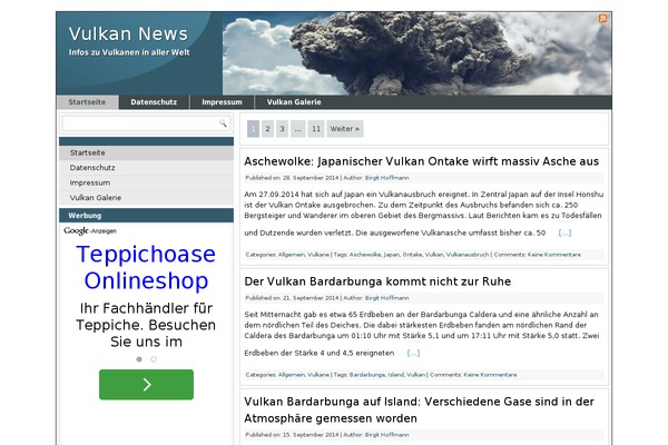 vulkannews.de site used Vulkannewsneu3