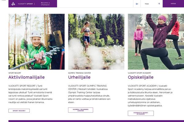 vuokattisport.fi site used Vuokatti-sport-2021