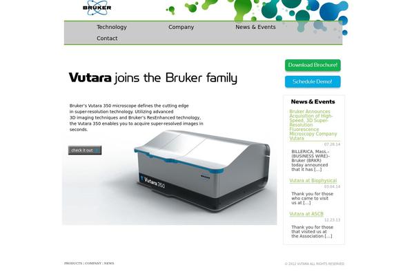 vutara.com site used Vutara