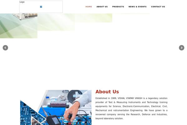 Bridge theme site design template sample
