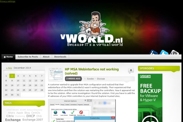vworld.nl site used Hoot-business-premium