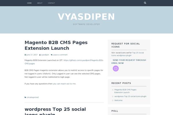WordPress website example screenshot
