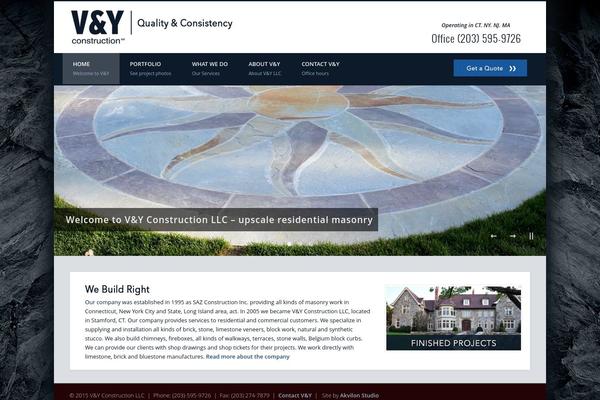 WordPress website example screenshot