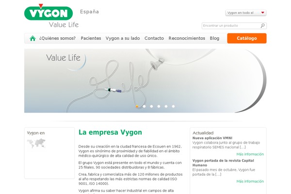 vygon.es site used Vygoncom