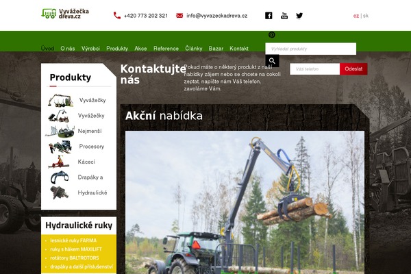 vyvazeckadreva.cz site used Privesyzactyrkolky