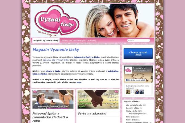 vyznanie-lasky.com site used Suffusionchild