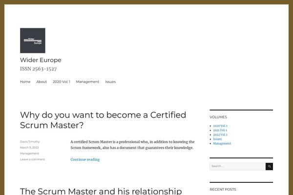 WordPress website example screenshot
