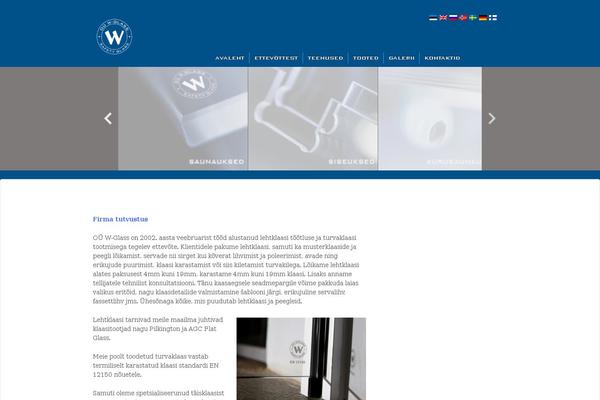 w-glass.eu site used Responsive