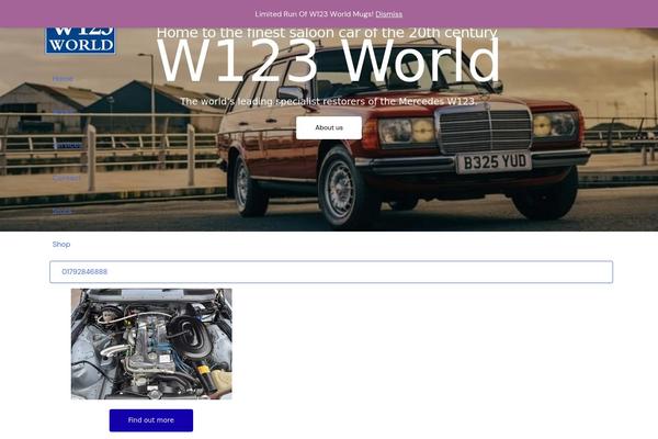 WordPress website example screenshot