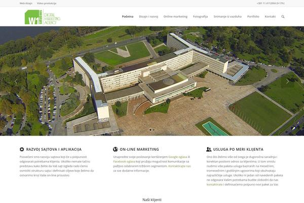 Enfold theme site design template sample