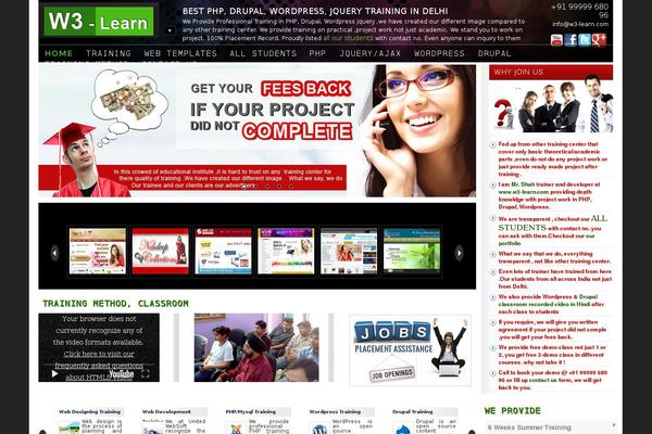 w3-learn.com site used W3learn