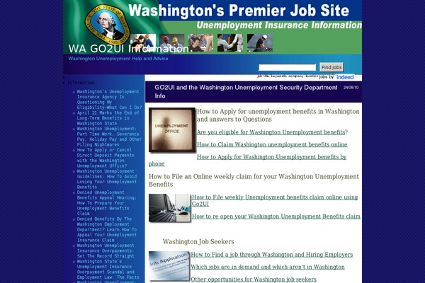 WordPress website example screenshot