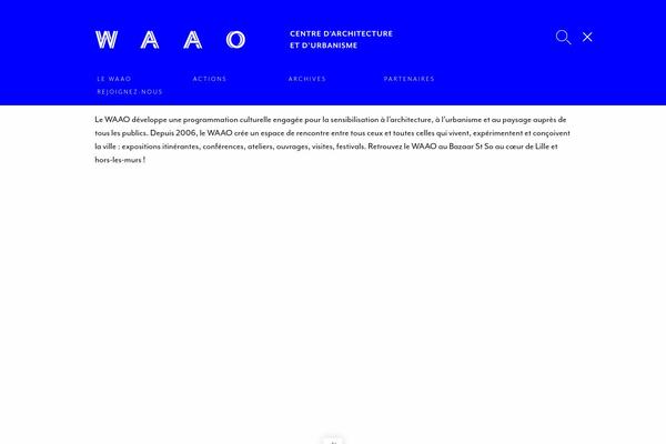 waao.fr site used Waao