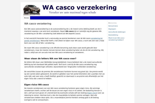 WordPress website example screenshot