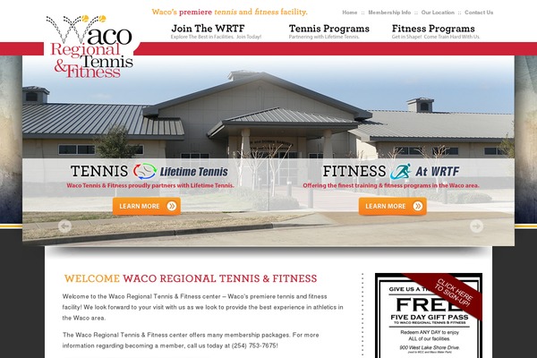 wacotennis.com site used Wrtf