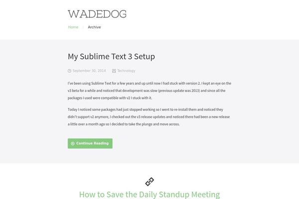 wadedog.com site used Acute