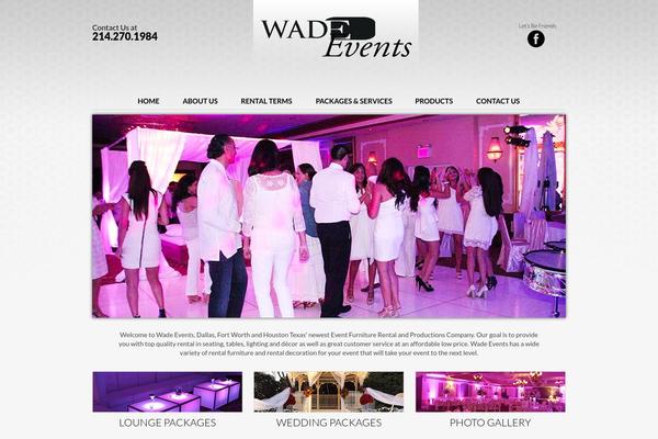 wadeevents.com site used Customweb