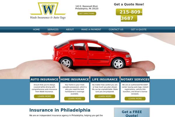 wadeinsurance.net site used Wade