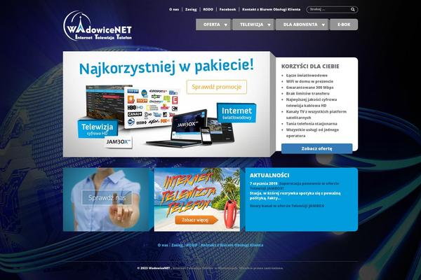 wadowicenet.pl site used Jambox