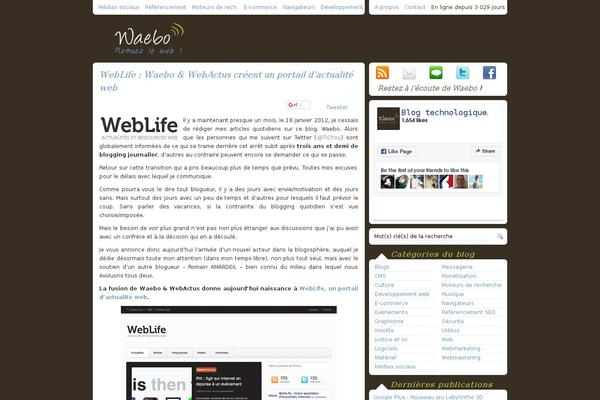 waebo.com site used Waebo