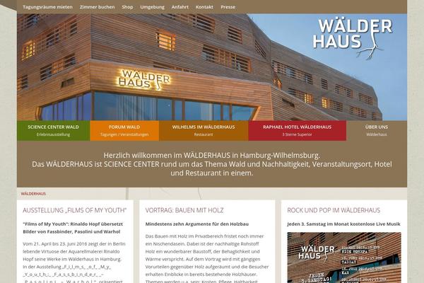 waelderhaus.de site used Wald