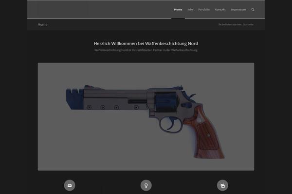 Enfold theme site design template sample