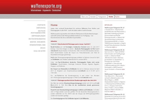 waffenexporte.org site used Prosumer-10-de