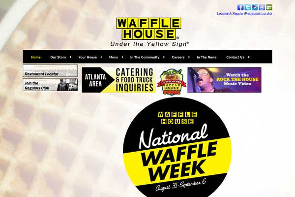 wafflehouse.com site used Wahotheme