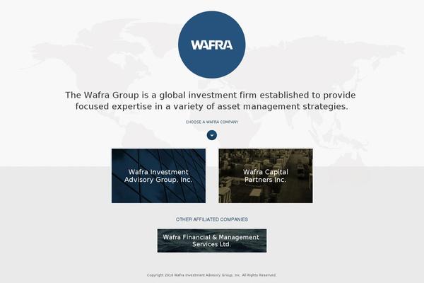 wafra.com site used Wafra