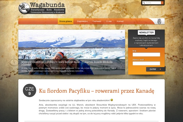 wagabunda.krakow.pl site used Wagabunda