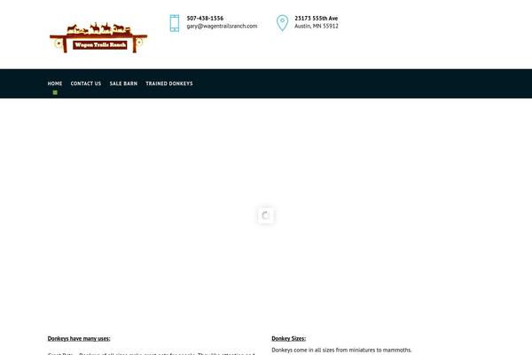 wagentrailsranch.com site used Wp-oladice