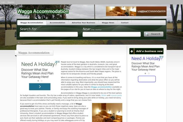waggaaccommodation.com site used Waggaaccomm