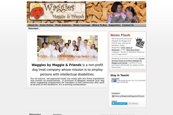 waggies.org site used Waggies