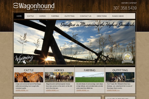 wagonhound.com site used Wagonhound