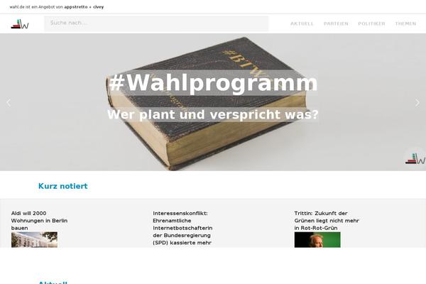 wahl.de site used Wahl