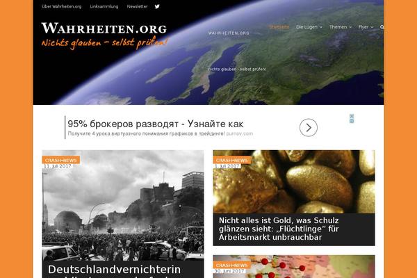 wahrheiten.org site used Meteorite