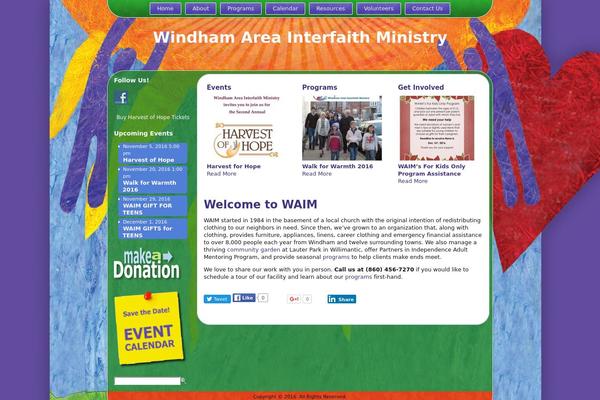 WordPress website example screenshot