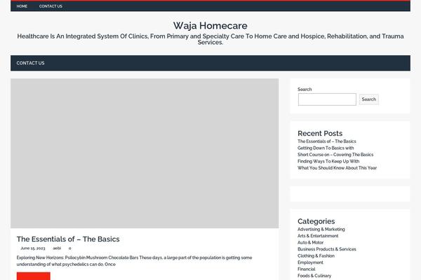 Tuto theme site design template sample