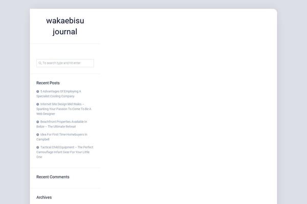 wakaebisu.com site used Dashscroll