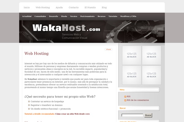 wakahost.com site used Interphase