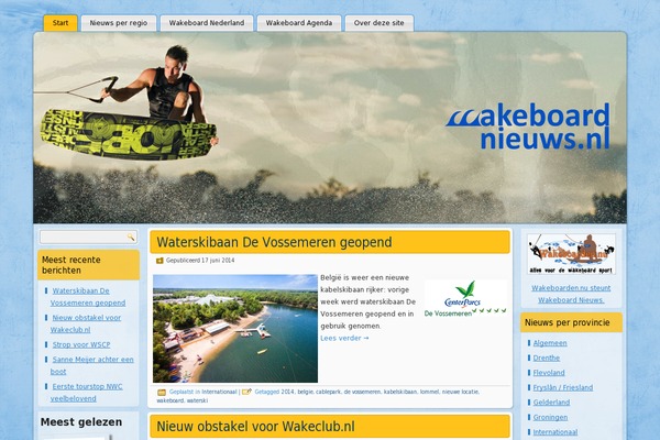 wakeboardnieuws.nl site used Wakeboardnieuws