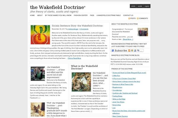 wakefielddoctrine.com site used News