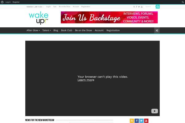 wakeuptv.com site used Sahifa Child