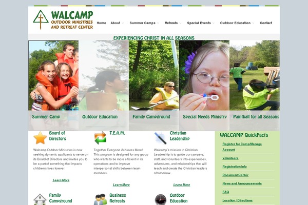 walcamp.org site used Percivale